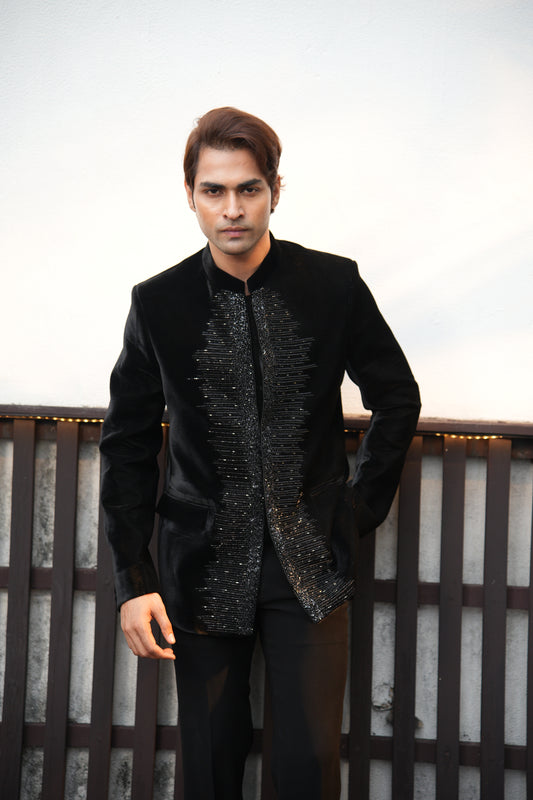 Black Velvet Suit